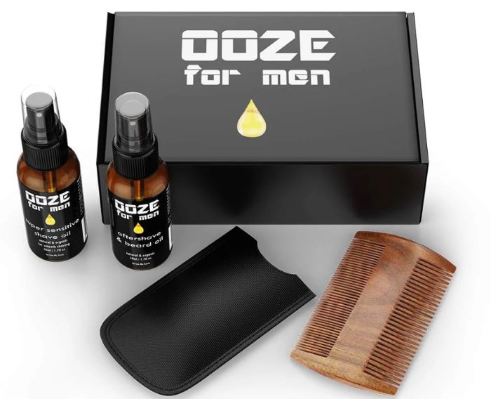Sustainable grooming products for men.