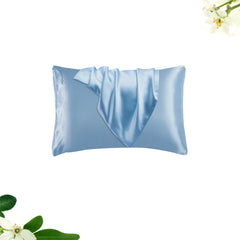 Satin pillowcase for curly hair care