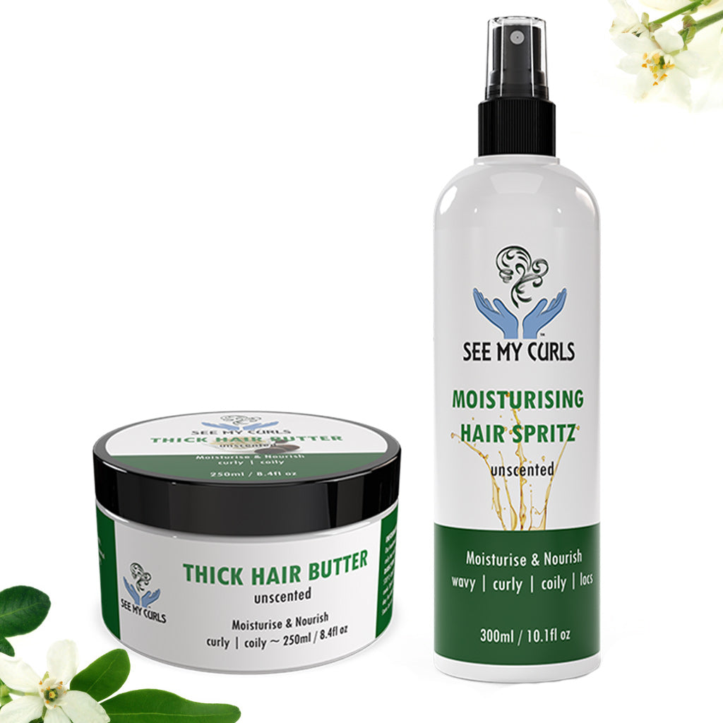 Hair Butter & Hair Spritz Regular unscented