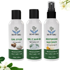 curly hair care travel kits