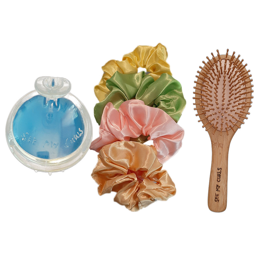 Curly hair accessories and tools