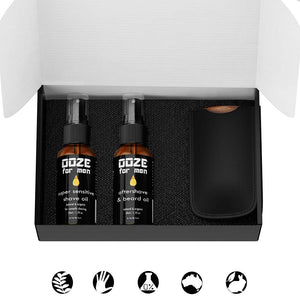 Sensitive Shaving & Grooming Kit | Ooze for Men 