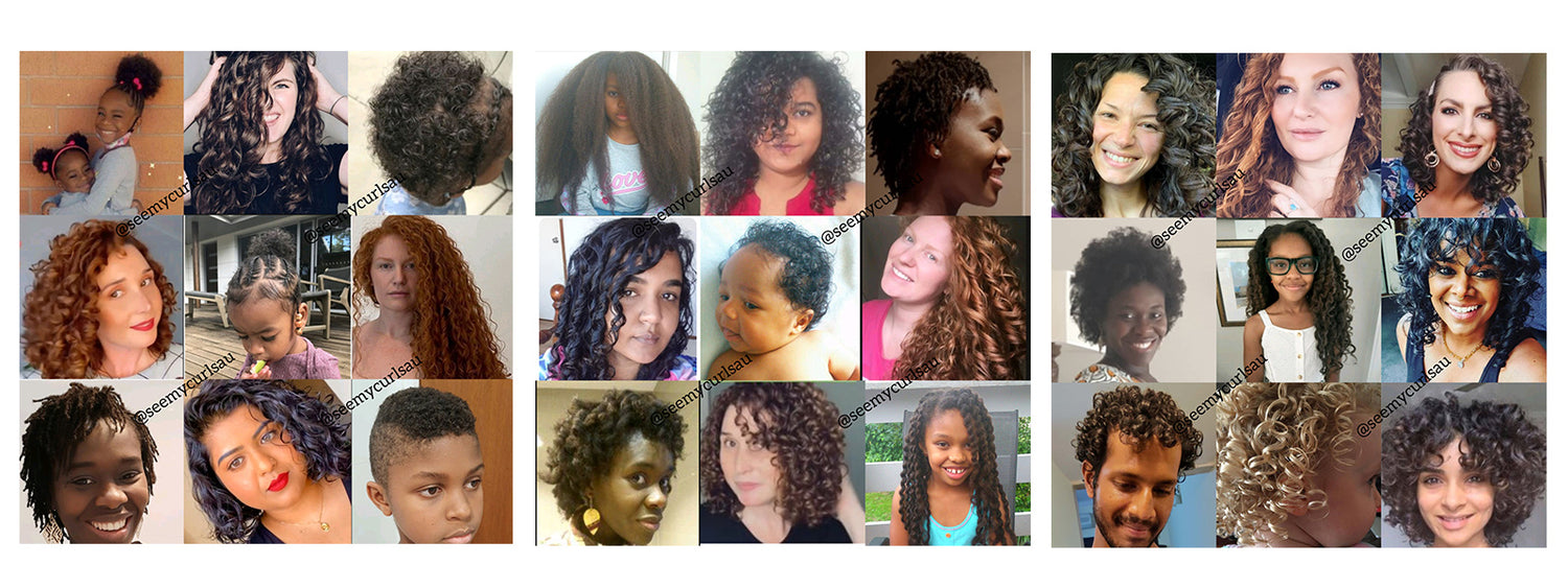 See My Curls hair care results