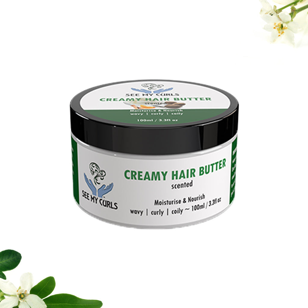 creamy hair butter for curly hair