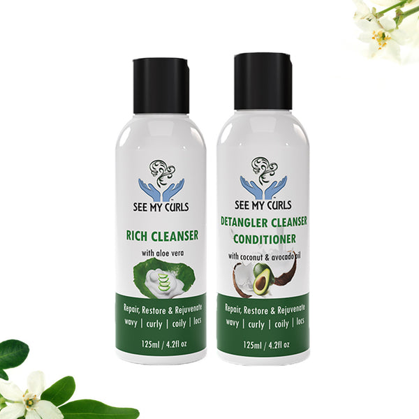 Cleanse & Co-Wash Starter Kit | Curly Hair | See My Curls