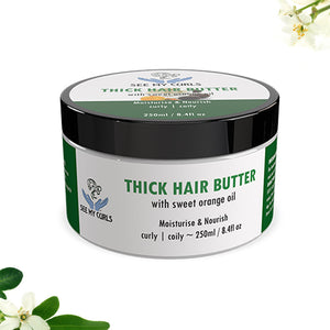 scented thick hair butter