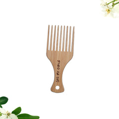 bamboo afro comb